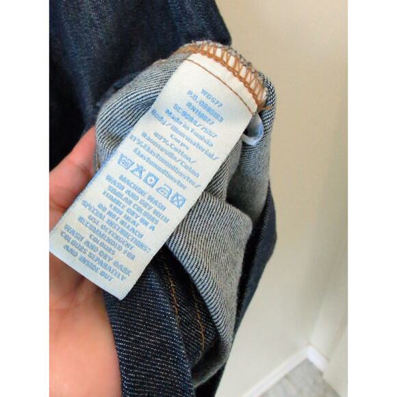 Boden Dark Wash Denim Skirt size 8 - Picture 3 of 4